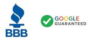 Better business bureau and Google verified